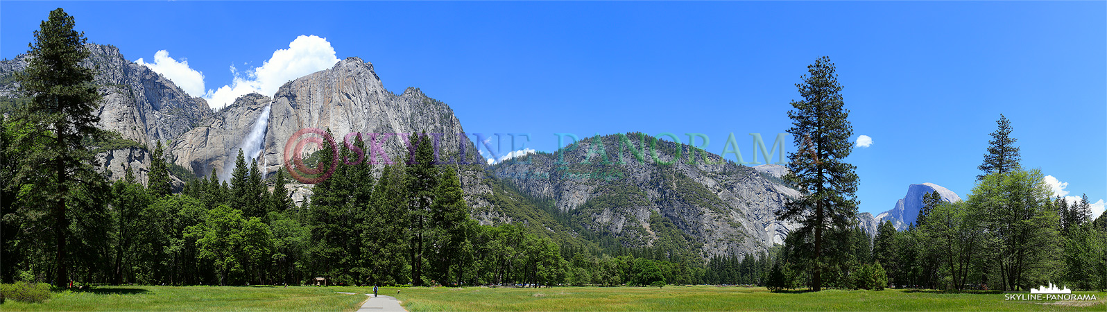 Die Natur und die Schönheit des Yosemite National Parks lässt sich schwer in Worte fassen, sattes Grün und die Bergkulisse lassen oft den Atem stoppen.