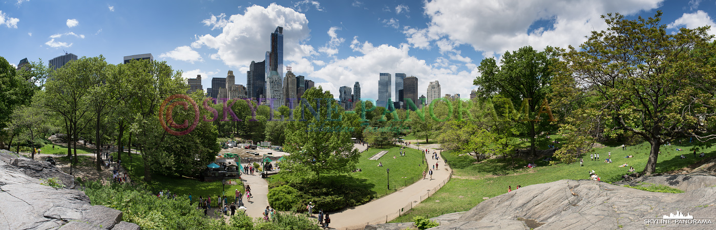 Skyline New York City - Panorama aus dem Central Park, dem grünen Herzen von Manhattan.