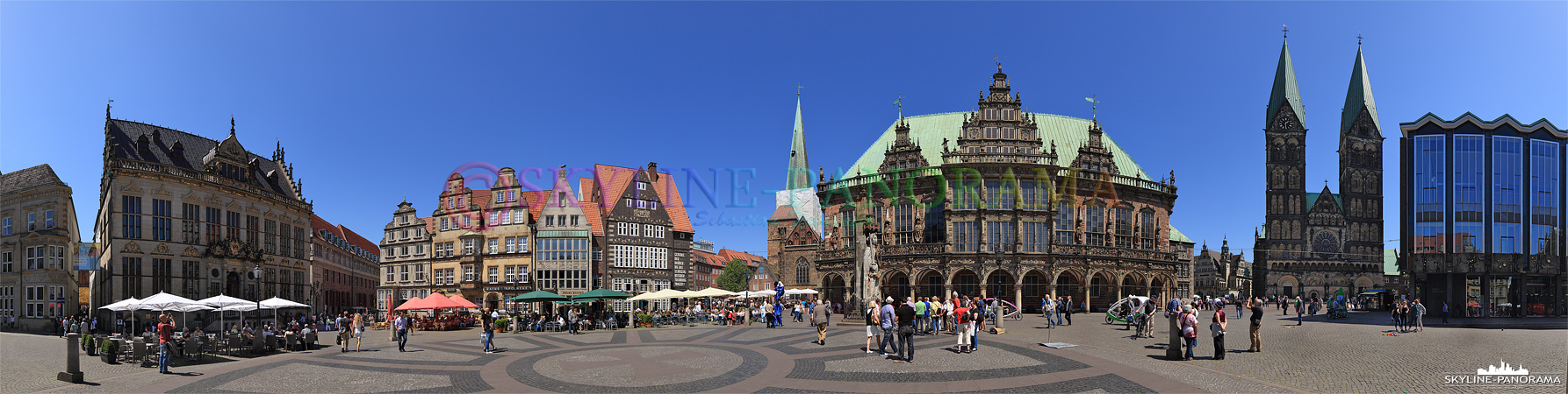 Bilder aus Bremen - Der Marktplatz von Bremen zählt zu den schönsten Plätzen Deutschlands.