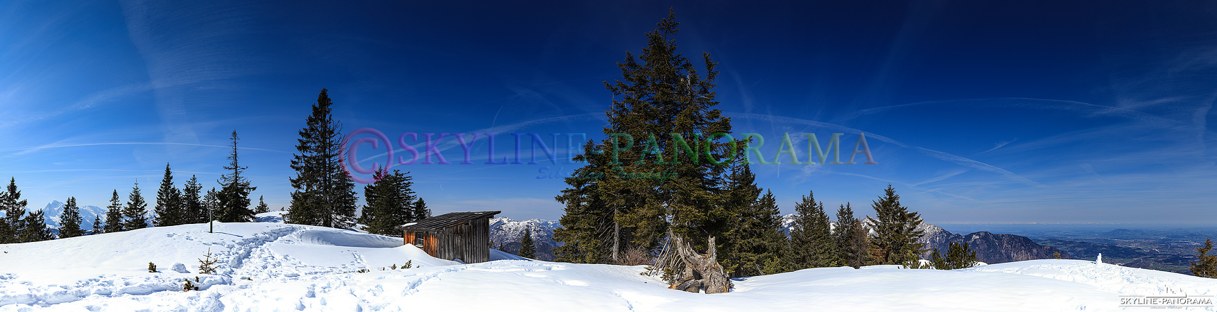 Bilder aus den Berchtesgadener Alpen - Der Predigtstuhl im Lattengebirge, dessen Gipfel auf 1613m liegt, gehört zu dem Gebiet der Ortschaft Bad Reichenhall und ist dank der Predigtstuhlbahn ein bekannter und beliebter Aussichtsberg in der Region.