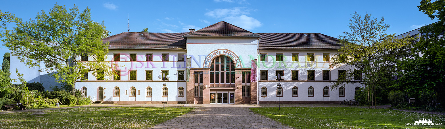 Bilder aus Offenbach - Panorama des Deutschen Ledermuseums in Offenbach am Main.