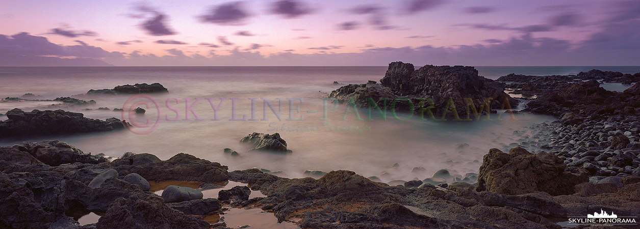 Teneriffa in 6x17 - Dieses Seascape Panorama entstand ebenfalls an der Felsenküste am Punta de Teno im Nordwesten der spanischen Insel Teneriffa.