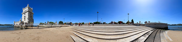 Stadtansichten von Lissabon als Panorama 