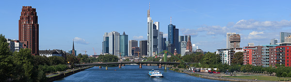 Panorama Frankfurt am Tag