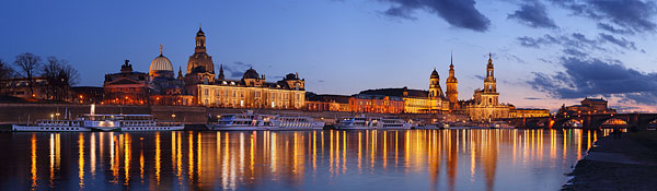 Skyline Panorama von Dresden