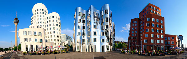 Skyline Panorama von Düsseldorf