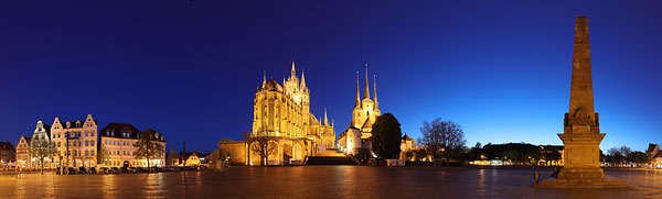 Skyline Panorama von Erfurt