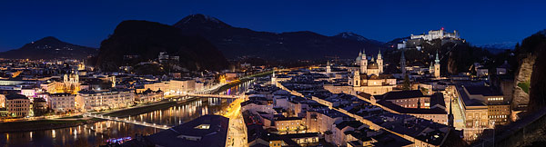 Bilder aus Salzburg und dem Salzburger Land als Panorama