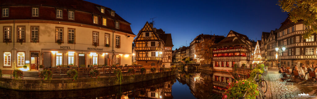 Panoramabilder aus dem Elsass und der Stadt Straßburg